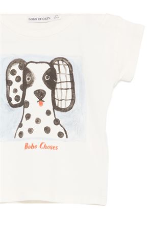 t-shirt in cotone bianco BOBO CHOSES KIDS | B126AB012.